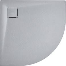 Showers Belfry Bathroom Shower Tray Grey 90 x 90 x 3 cm