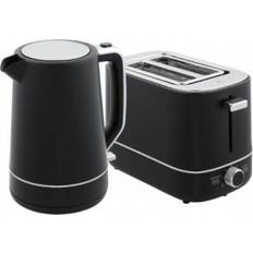 Homcom Set Vattenkokare 1.7 L Brödrost Svart