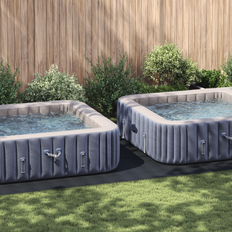 Pooler vidaXL Rektangulärt Poolöverdrag Svart PVC 750 x 372 cm Vattentätt