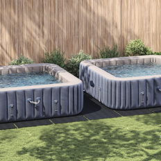 vidaXL Rektangulärt Poolöverdrag Svart Plast 999 x 500 cm