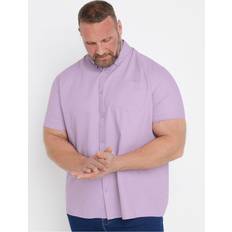 Purple Shirts BadRhino Short Sleeve Oxford Shirt - Lilac - XXXL