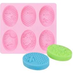 Pink Casting FitVille Bee Shape Handmade Soap Mold SHYTMV