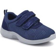 Monks Easy Fit Extra-Wide Touch-Fasten Monk Shoes - Navy