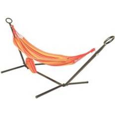 Orange Red Outdoor Garden Hammock Stand Carry Bag