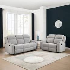 Recliner Sofas More4Homes Orka 2+3 Seater Fabric Manual Recliner Set Sofa