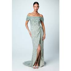Sequins Dresses Coast Maxi Bridesmaids Dress - Sage