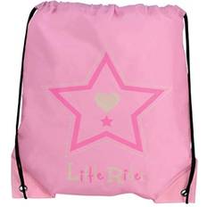 Pink Gymsacks Riding Star Drawstring Bag - Dusty Pink