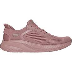 Skechers Rose Gold Trainers Skechers Bobs Sport Squad Chaos Sneaker Vegan - Rose