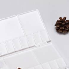 White Palettes Goolrc Fold Out Reversible Elongated Palette