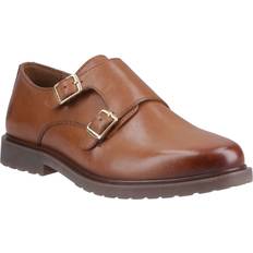 Monks Hush Puppies Verity Leather Women's Tan Shoes - UK 3