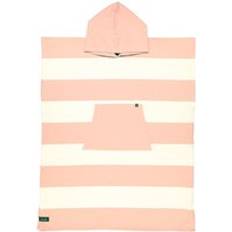 Stripes Capes & Ponchos Futah Coral Stripe Adult Poncho - Bed