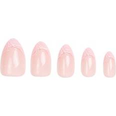 DuffBeauty Pink Wave Medium Almond Press-On Naglar