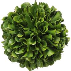 A&B Home 4 Inch Faux Boxwood Topiary Ball Botanical Green Artificial Plant