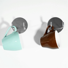 2pc Coffee Portafilter Holder Wall Mount