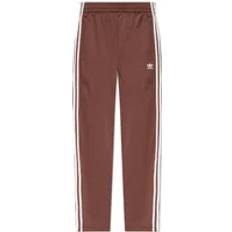 Brown - Men Trousers adidas Adicolor Classics Firebird Track Suit - Auburn/Off White