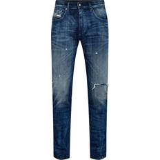 Diesel Herre Tøj Diesel Dstrukt Mand 01 Jeans - Blue Denim