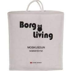 Borg Living Duntäcken Borg Living Dyne Og Pude Sæt Sommerdyne 140x220 cm Dundyne (220x140cm)