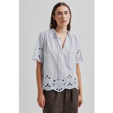 Second Female Blusar Second Female Limona Blouse Dam Kortärmade Blusar - Gray