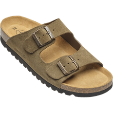 Embla Damsandal Mocka Olive Sandaler Tofflor - Olivegrön