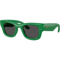 Solbriller Ray-Ban Unisex RB4940 Wayfarer Puffer Solbriller - Grøn Sort Firkantet