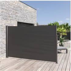 Paravents Hespéride Écran Antao Graphite Aluminium 300 x 180 cm Paravent