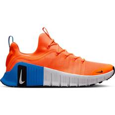Men Gym & Training Shoes Nike Free Metcon 6 Training Shoes - Orange/White/Blue