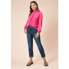 Pink Tops Dorothy Perkins Twist Neck Blouse - Pink