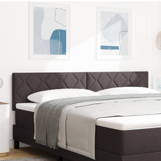 180 cm Sengegavle vidaXL Diamantblok Design Mørkebrun 180 cm Sengegavl 180cm