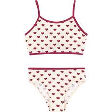 Beige Bikinis Barnkläder Konges Sløjd Bikini Bowie - Coeur Sangria