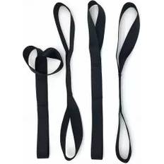 4-Pack Svarta Knytband Korsmönster S