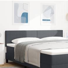Senge & Madrasser vidaXL Hovedgærde Enkel Design Mørkegrå 180 cm Sengegavl
