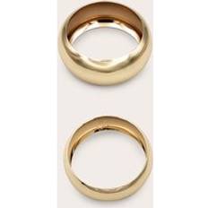 Bevelled 2 Pack Bangles Yellow