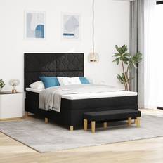 Senge & Madrasser vidaXL Box Spring Seng Madras Bænk 140x200 cm Rammeseng