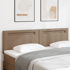 Senge & Madrasser vidaXL Hovedgærde Enkel Design Cappuccino 180 cm Imitation Læder Sengegavl