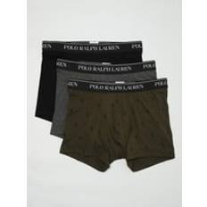 Polo Ralph Lauren Green Underwear Polo Ralph Lauren Player Print Boxer Briefs 3 Pack - Green