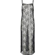Pieces Festkjole Pcfrille Blonde Midikjole - Sort