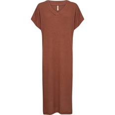 Soyaconcept Kjoler Soyaconcept Kjole Delia Kobber - Brown