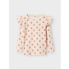 Blusen & Tuniken Lil'Atelier Langarmshirt Nmflavo Eve Oberteil Mit Langen Årmeln Print - Rosa