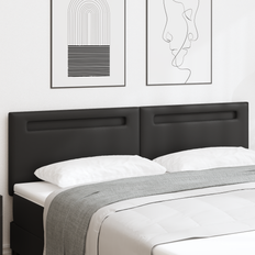 Senge & Madrasser vidaXL Hovedgavl Enkel Design Sort 180 cm Sengegavl