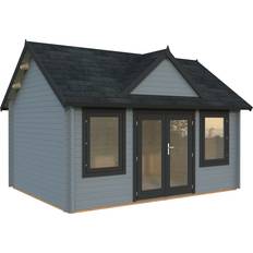 Palmako Mellem hytter Palmako Claudia Hytte Lysgrå Antracit 14.2 m2 (Areal )
