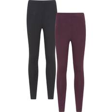 Red Leggings Mountain warehouse Cotton Blend Midweight Leggings - Pink