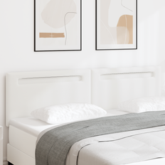 Sänggavel 180 cm vit vidaXL Enkel Design Ren Vit 180 cm Konstläder Sänggavel