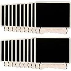 Amazon Basics Mini Svarta Tavlor Trä Skyltar 20-pack