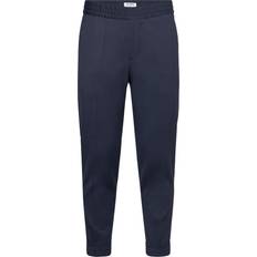 Filippa K Terry Cropped Trousers - Marinblå