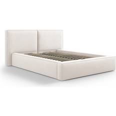 Runkopedot Coffre Tête De Lit Double Arendal 140x200 cm Lit avec Cadre