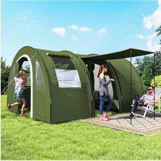 OutSunny Camping & Outdoor OutSunny 5-6 Man Family Tent With 2 Room