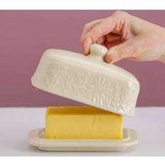 Rayware In The Meadow Cream Butter Dish