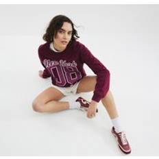 XL Jumpers River Island Womens Red Long Sleeve New York Sweatshirt