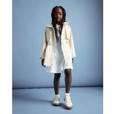 River Island Girls Cream Check Raincoat - 5-6 Yrs