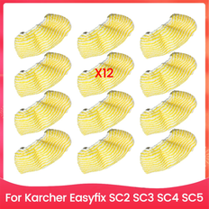 12PCS Microfiber Steam Mop Cloths for Karcher SC2 SC3 SC4 SC5